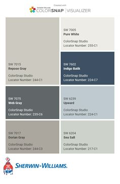 the color scheme for sherwinn's paint colors