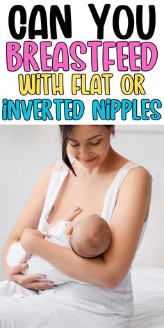 Is it possible to start breastfeeding with flat or inverted nipples? Below are some tips on how you can breastfeed even if your nipples may be flat or inverted. Exclusively Breastfeeding, Breastfeeding Latch, Breastfeeding Positions, Baby Kicking, Pumping Moms, Baby Sleep Problems, Breastfeeding Tips, After Baby, Pregnant Mom