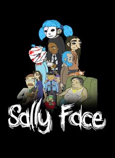 an image of cartoon characters with the word silly face on it's back ground