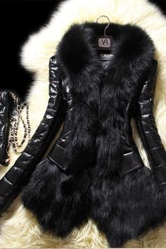 winter coat, winter boots, winter work outfit, fall trends, fall street style, Scandinavian christmas, scandinavia, style guide, casual chic style, elegant style Black Faux Fur Coat, Fashion Patchwork, 2000s Fashion Outfits, Stil Inspiration, Long Sleeves Coats, Black Faux Fur, Fur Fashion, 여자 패션