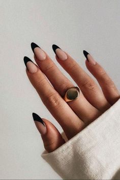 Fall Nail Inspo, Acrylic French, Classy Nail, September Nails, Fall Nail Trends, Classy Nail Designs, October Nails, Nails 2021, Blue Nail