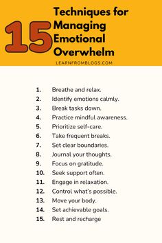 Manage emotional overwhelm with effective techniques like mindfulness, deep breathing, and self-care. Break tasks into manageable steps and cultivate inner peace to handle life's challenges with confidence and balance. #EmotionalWellness #MindfulnessMatters #StressManagement