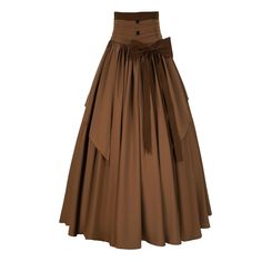 PRICES MAY VARY. Design:This renaissance skirt has a 180 degree hem, zipper back and elastic waistband,which makes it a cinch to put on by yourself.The high-waisted design further modifies your body shape Occasions Suggestions:Can be worn this long length skirt and corsets as a costume, and even as a regular skirt every day. Perfect for renaissance festival, Pirate costume,performance, victorian themed party, church, Halloween, weddings, woodland, beach, casual daily wear, etc Fabric:The skirt i High Waist Corset Skirt, Women Victorian Fashion, Corset Skirt Sewing Pattern, Skirt With Corset, Tan Maxi Skirt, Medieval Pirate, Church Halloween, Halloween Weddings, Brown Pleated Skirt