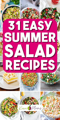 Summer salads are a must-have for the season. Dive into refreshing summer salad recipes featuring grilled vegetable salads and summer fruit salad recipes. Discover the unique blend of flavors in watermelon feta salads and avocado salads. Try cold summer pasta salads or citrus and avocado salads for a light and satisfying option. Enjoy the freshness of kale and apple salads or the sweetness of arugula and peach salads, making your summer meals memorable and delicious. Feta Salads, Fresh Salad Ideas, Apple Salads, Summer Pasta Salads, Healthy Summer Salad Recipes, Easy Summer Salad Recipes, Avocado Salads, Easy Summer Salad, Grilled Vegetable Salads