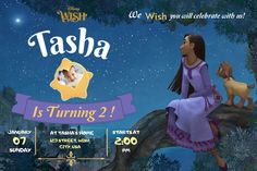 Wish Disney 2023 birthday invitation 2023 Birthday, Disney 2023, Disney Birthday, Birthday Themes, Birthday Theme, Walt Disney, Birthday Invitations