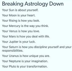 an astrology sign with the words breaking astrology down written in white on it