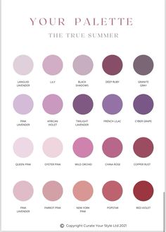 Capsule Wardrobe True Summer, Cool Summer Celebrities, Skin Tone Clothing, Colour Science, Muted Summer, Deep Summer, Cool Summer Palette, Light Summer Color Palette, Colour Season