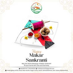 an advertisement for the happy makar sanki festival