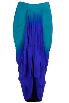 Tree of life draped top with obre dhoti skirt available only at Pernia's Pop-Up Shop. Dhoti Skirt, Engagement Accessories, Skirt With Top, Indian Designers, Fancy Shirt, Weddings Receptions, Long Kurti Designs, Fashion Design Collection, Kurti Designs Party Wear