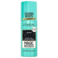 Product Description ·       Grey root touch-up spray for dyed hair, Temporary colour until shampooed out, Ideal for in-between salon visits or home colouration ·       Natural looking coverage at the roots, Conceals root regrowth, Turns grey roots back to your desired colour, Available in 9 shades ranging from blonde to black ·       Easy application, Shake well before use, Keep product upright and apply to dry and clean hair, Hold can approx. 13 cm from hair and lightly spray, Avoid overspraying ·       Up to 25 applications in each bottle, Colour stays in place through brushing and combing, Easily washed out with normal shampoo ·       Contents: 1x L'Oréal Magic Retouch Instant Root Concealer Spray, Ideal for Touching Up Grey Root Regrowth, 1 Black Note:-  Images are for illustration onl Blonde To Black, Grey Hair Roots, Root Touch Up Spray, Hair Color Pictures, Root Concealer, Covering Gray Hair, Grey Roots, Root Touch Up, Permanent Hair Dye