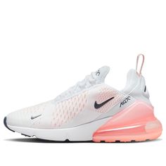 AH6789-110 Womens Nike Air Max 270, Nike Shoes Women Fashion, White Nike Shoes, Nike Fashion Shoes, Cute Nike Outfits, Preppy Shoes, Pretty Shoes Sneakers, All Nike Shoes, Large Window