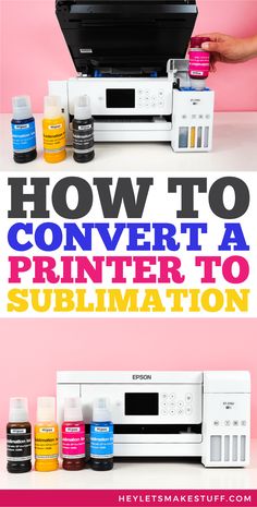 how to convert a printer to sublimation