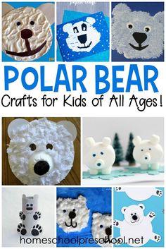 polar bear crafts for kids that are easy to make