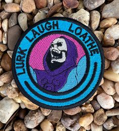 a patch that says laugh laugh laugh laugh laugh laugh laugh laugh laugh laugh laugh laugh laugh laugh laugh laugh laugh laugh laugh laugh laugh laugh laugh laugh laugh laugh laugh