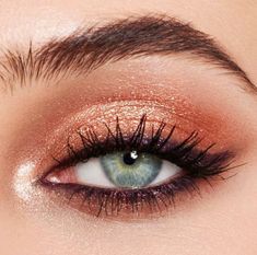 Fall Eye Makeup, Bronze Eye Makeup, Bronze Makeup