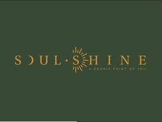 the logo for soul shine, a comic point of you