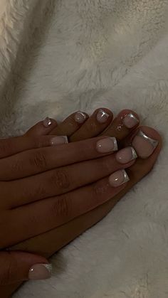 Short Classy Nails, Ongles Bling Bling, Everyday Nails, Overlay Nails, Gel Toe Nails, Acrylic Toe Nails, Casual Nails, Short Square Acrylic Nails