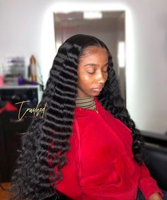 Lace Wig Install, Wigs Ideas, Wig Install, Crimped Hair, Beautiful Curls, Human Virgin Hair, Hair Laid, Hair Crush, Baddie Hairstyles