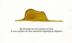 a drawing of a hat with words written on the top and bottom, as if it was a construction digging an elephant