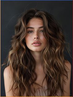 Discover the top long haircut ideas for 2024, from classic layers and chic long bobs to beachy waves and boho styles. Find inspiration for your next salon visit with these stylish and versatile long haircuts. Pin your favorite looks on Pinterest and embrace a fresh, modern hairstyle that suits your personality and lifestyle. Layers For Long Wavy Hair Brunettes, Long Hair With Layers Curly Waves, Long Layers Haircut For Wavy Hair, Long Hairstyles Natural Wavy, Long Curl Haircut, Layered Haircut For Long Wavy Hair, Wavy Haircuts Layers, Type 2a Haircut, Long Boho Haircuts