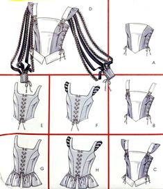 McCall's 4107 Renaissance Lace Up Top Costume Pattern Corset Bodice 10 12 14 16 Corset Sewing Pattern, Corset Costumes, Bodice Pattern, Costume Sewing Patterns, Corset Pattern, Bodice Top, Costume Patterns, Mccalls Sewing Patterns, Top Sewing Pattern