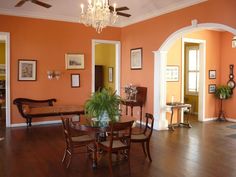 the dining room is clean and ready for us to eat in it's new home