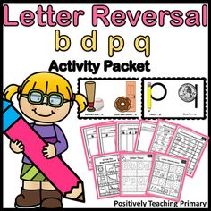 a letter reveal activity packet for kids to practice letters and numbers with their teacher's name