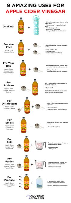 9 Uses for Apple Cider Vinegar - This stuff is amazing! #diy #homemade #natural Uses For Apple Cider, Apple Cider Vinegar Uses, Vinegar Uses, Resep Diet, Makanan Diet, Homemade Remedies, Cider Vinegar, Detox Drinks, Apple Cider Vinegar