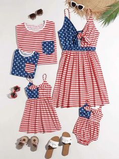 I love matching with my little one! This post has the best 4th of July outfits to buy!! Family Matching Outfits Photography, Mom And Son Outfits, Outfits To Buy, Boy Photo Shoot, American Flag Print, Matching Swimwear, Mommy And Me Outfits