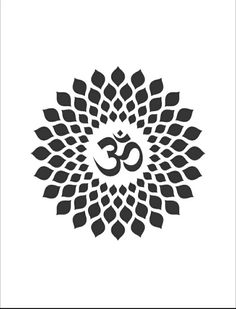 an image of a lotus flower with the number thirty on it's center, in black and white