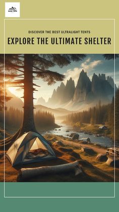 the cover of explore the ultimate tents book