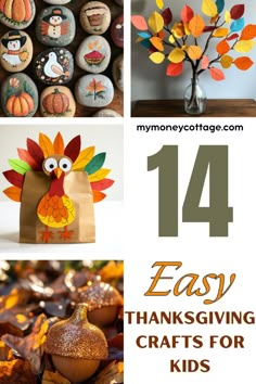 thanksgiving crafts for kids that are easy to make