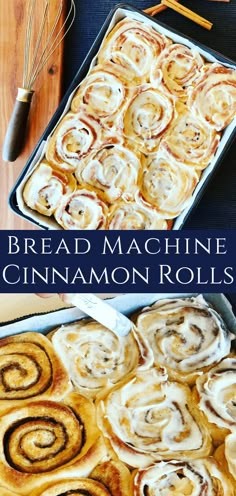 the bread machine cinnamon rolls are ready to be baked