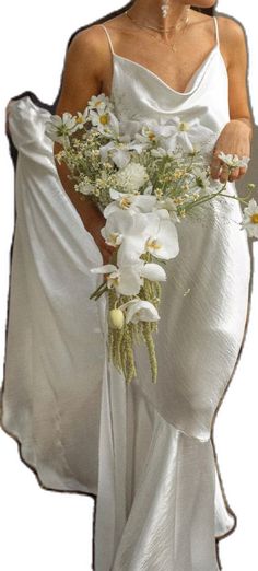 Editorial Wedding Bouquet, Hanging Bridal Bouquet, Orchid Bouquet Wedding, Orchid Bouquet, Wedding Bouquets Bride