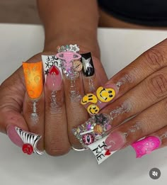 Trap Nails, Freestyle Nails, Acrylic Toe Nails, Punk Nails, Nails Now, Work Nails