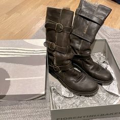 Gently Worn And In Excellent Condition. Comes With Original Dust Bag. These Boots Just Keep Getting Better With Age Getting Better, Moto Boots, Dust Bag, Women Shoes, Boots, The Originals, Women Shopping