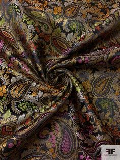 an image of a paisley print fabric