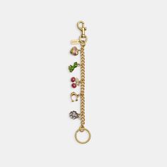 Find COACH Motif Chain Bag Charm on Editorialist. Coach icons playfully swing from this heirloom jewelry-inspired bag charm. It adds heritage style to a favorite bag or set of keys. Coach Motif Chain Bag Charm - Women's - Brass/multi Coach Bag Charm, Coach Charms, Coach Iphone Case, Charm It, Heirloom Jewelry, Rose Bag, Fringed Belt, Dream Closets, Chain Strap Bag