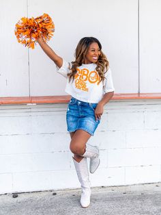 Get ready for the game in style with this limited-edition Dolly Parton GBO Butterfly Cropped Tee! Not only is it officially licensed by Dolly Parton and the University of Tennessee, but it also features a unique vintage vibe thanks to its thrifted design. With its show-stopping graphic and fun cropped style, you'll be the star of the stadium (or the tailgate)! #DollyPartonForever University Of Tennessee, Dolly Parton, Cropped Tee, Vintage Vibe, Cropped Style, Vintage Vibes, Crop Tee, Unique Vintage, The Game