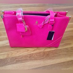 Comes With Dust Bag Question ? Leave Comment Below ! Hot Pink Luxury Bag, Hot Pink Purse With Chains From Urban, Hot Pink Tote Bag, Neon Pink Crossbody Bag, Pink Tropical Tote Bag, Pink Snake, Bags Tote, Pink Vibes, Fancy Bags