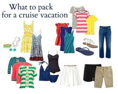 what to pack for a cruise vacation