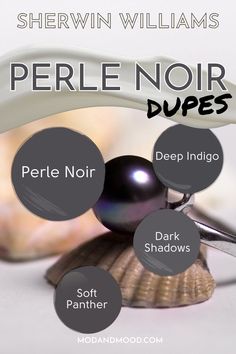 Sherwin Williams Perle Noir Paint Colors, Paint, Bedroom