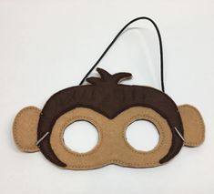 Monkey Dress Up/pretend Play Mask Zoo Animal Costume Halloween - Etsy Zoo Animal Costume, Animal Costume Halloween, Halloween Birthday Party Favors, Monkey Costume, Monkey Dress, Monkey Costumes, Monkey Mask, Halloween Birthday Party, Felt Mask