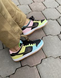 نایکی اس بی دانک بدون ساق رنگی || Nike SB Dunk low SE Free 99 (کد 191) Dunk Low, Nike Sb