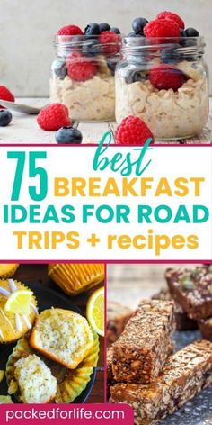 the best breakfast ideas for road trips and recipes