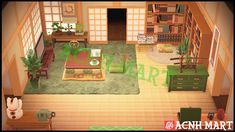 Acnh Stacked Rugs, Acnh Patchwork Furniture, My Adorable Home Game Living Room, Acnh Bistro Table, Kotatsu Aesthetic, Acnh Room Ideas, Animal Crossing Minecraft, Acnh Island Designs, Animal Crossing Room