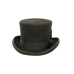 For the dapper gentleman, the Majestic | Men's Top Hat is a timeless classic that lends an air of sophistication and refinement. Crafted from sumptuous wool, this top hat exudes luxury, available in black and white carriage hat band and delicate ribbon and feather accents. Its exquisite craftsmanship will make you look and feel like a true gentleman. This sweatband is sewn in but don't sweat it. It comes with Free size adjustment pads to size it down. A $10 dollar value. Formal Wool Felt Hat For Winter, Curved Brim Hats For Winter Derby, Curved Brim Derby Hat For Winter, Winter Derby Hats With Curved Brim, Winter Derby Felt Hat With Flat Brim, Classic High Crown Wool Hat, Formal Wool Hat Bands For Winter, Classic Wool High Crown Hat, Winter Formal Wool Hat Bands