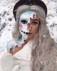 Eyeliner Trends, Wanna Build A Snowman, Fantasy Make-up, Maquillage Yeux Cut Crease, Holiday Makeup Looks