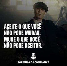 a man in a suit and hat with a quote from the movie, agente o que voce na pode mular