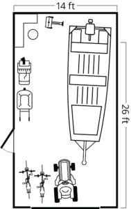 the floor plan for a bathroom with an overhead shower and toilet, as well as a sink